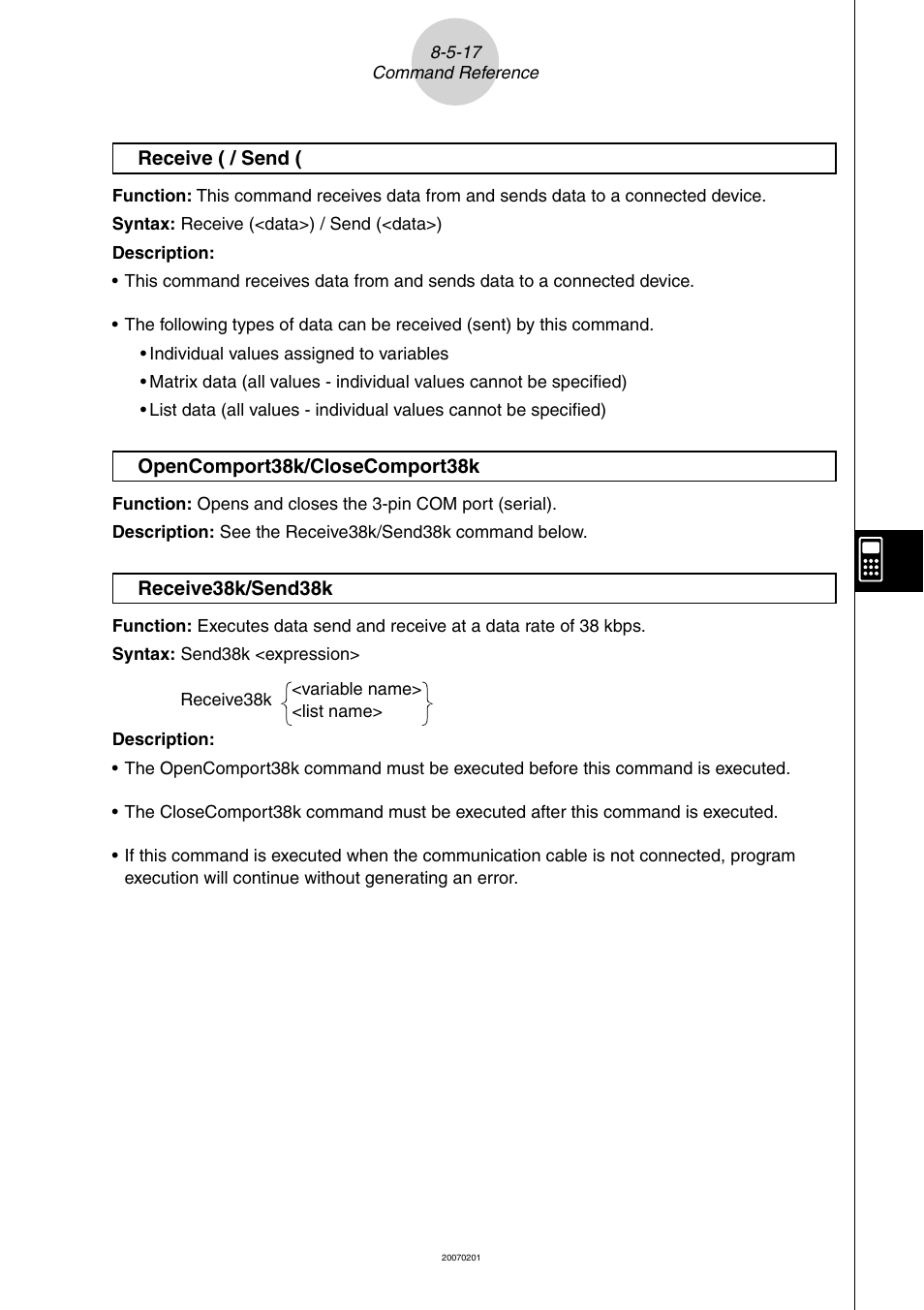 Casio SERIES FX-9860G User Manual | Page 420 / 603