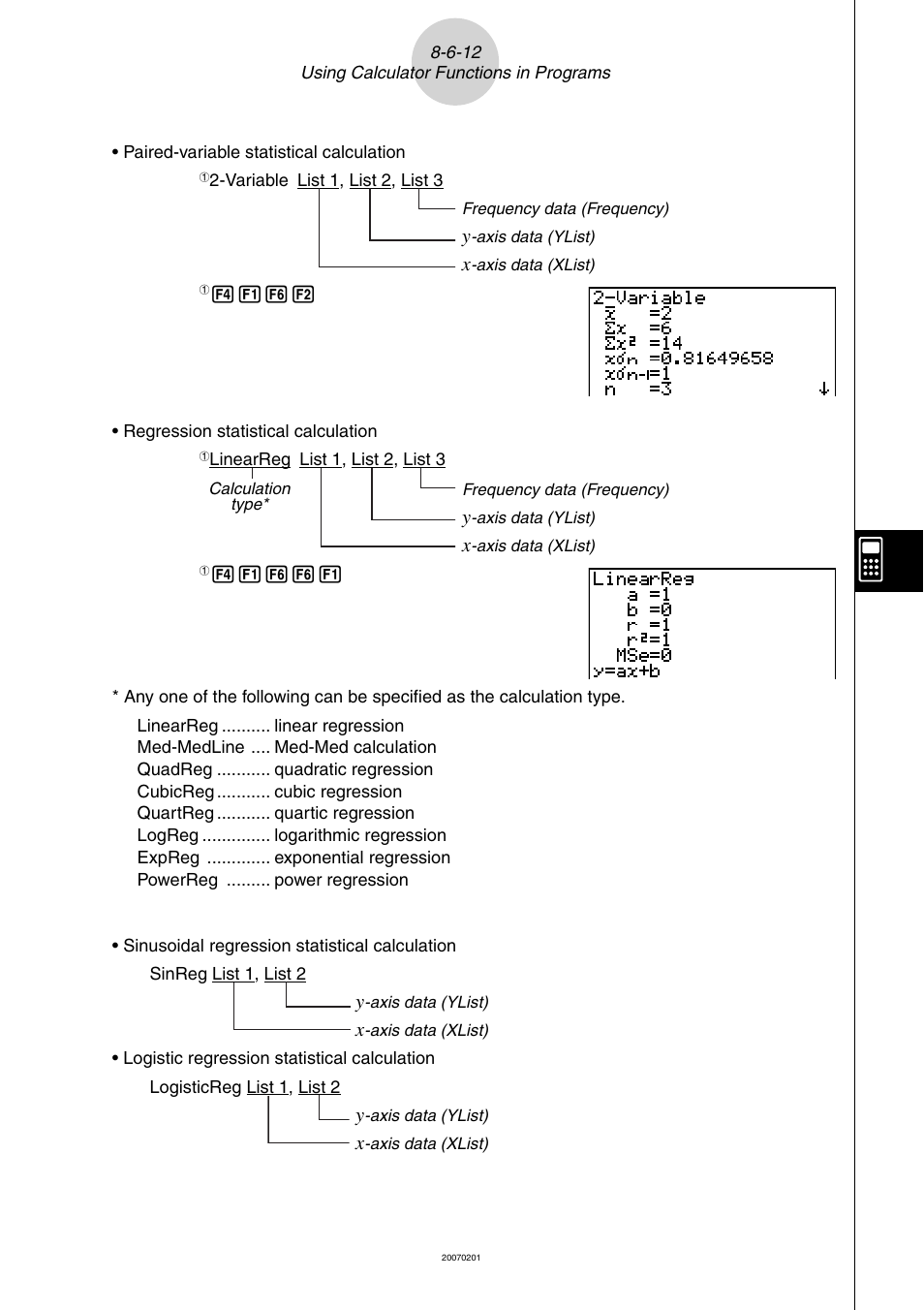 Casio SERIES FX-9860G User Manual | Page 433 / 603