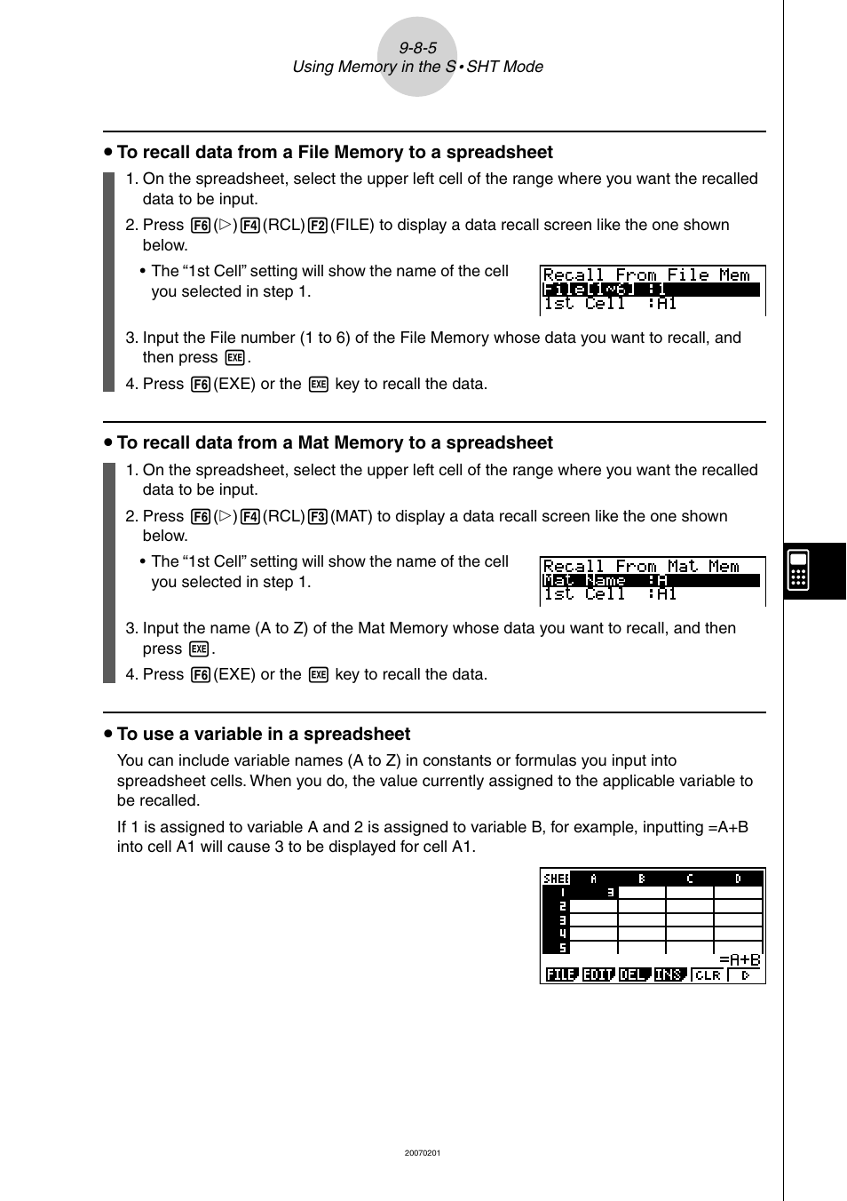 Casio SERIES FX-9860G User Manual | Page 498 / 603