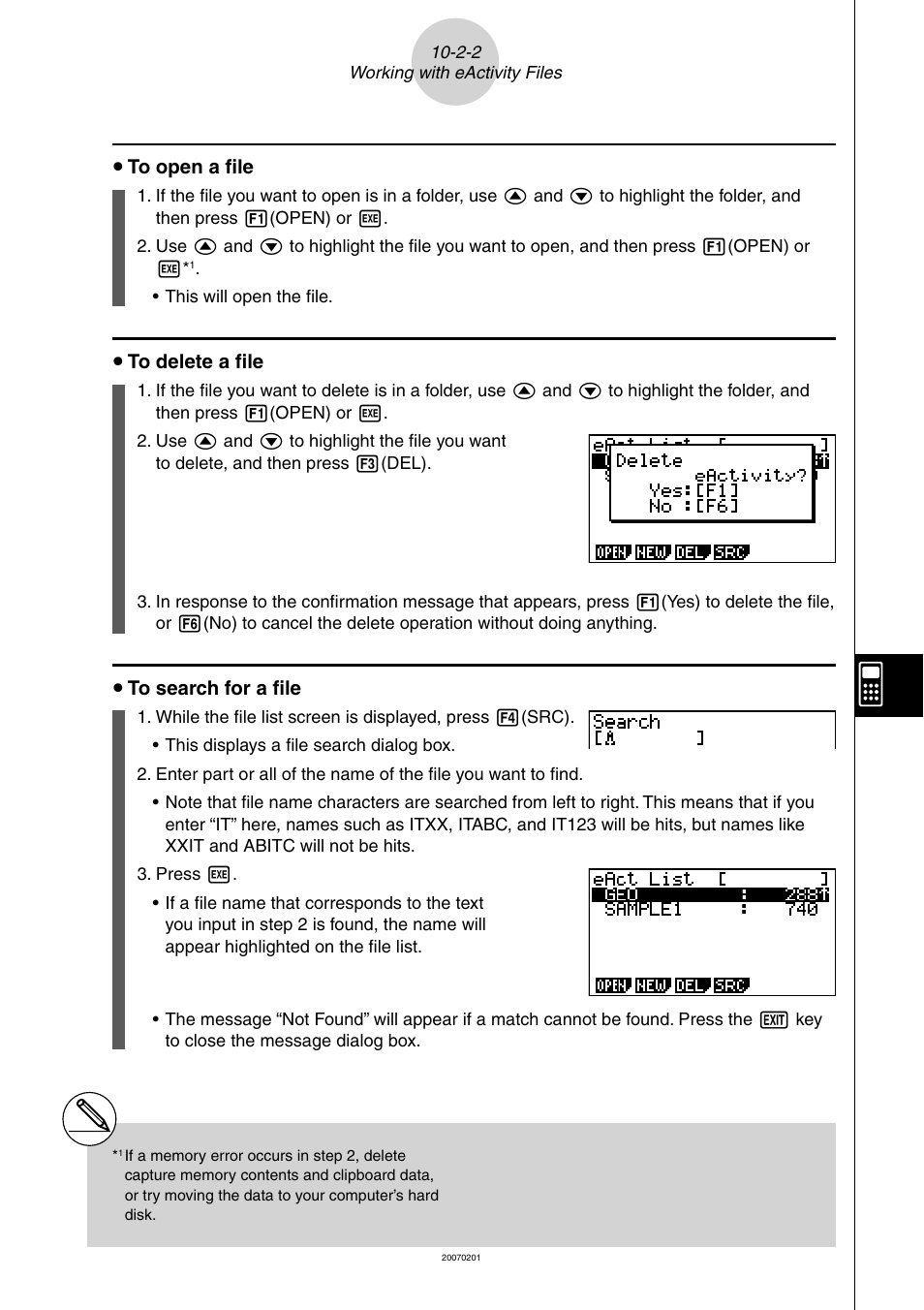 Casio SERIES FX-9860G User Manual | Page 509 / 603