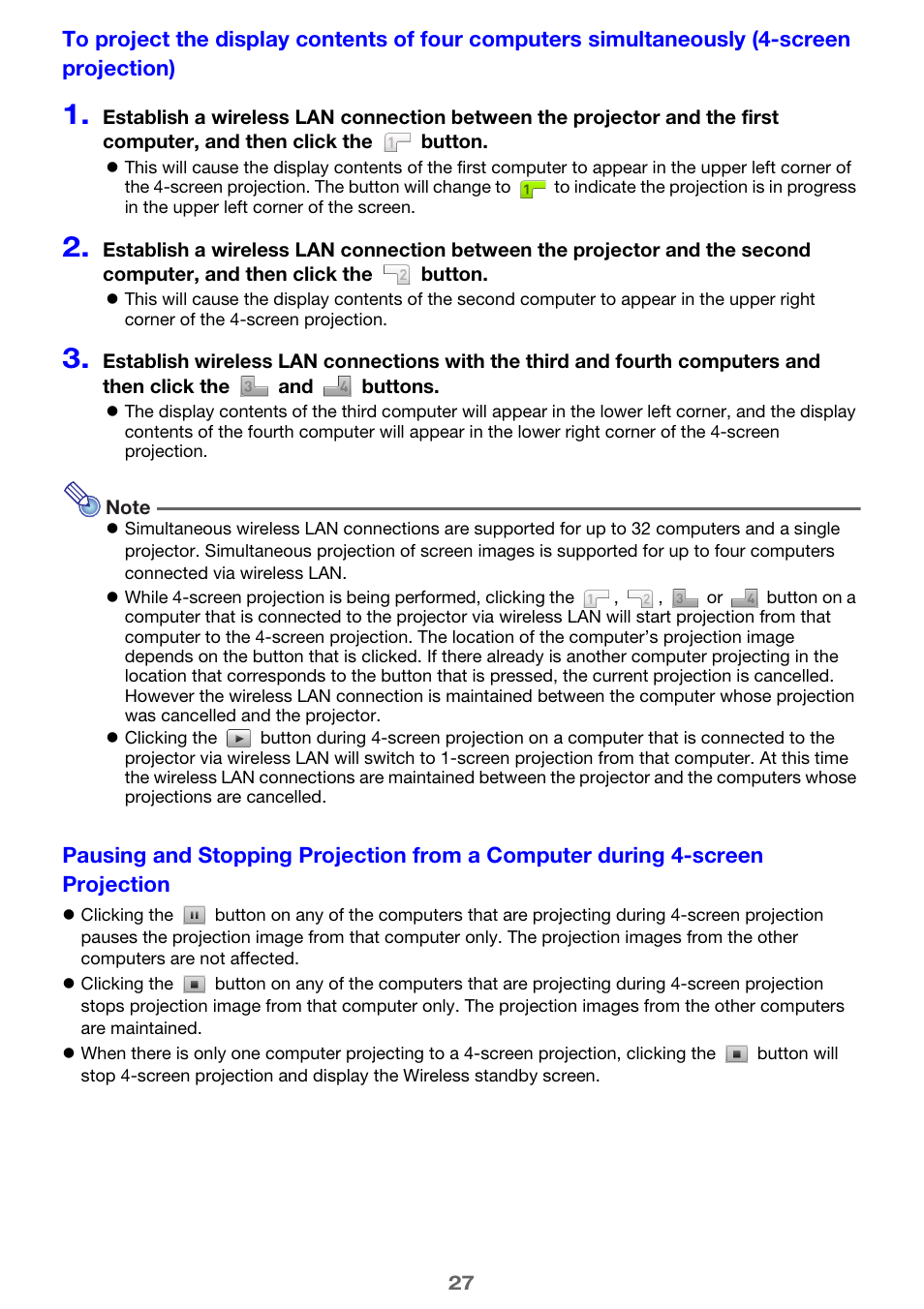 Casio XJ-ST155 User Manual | Page 27 / 47