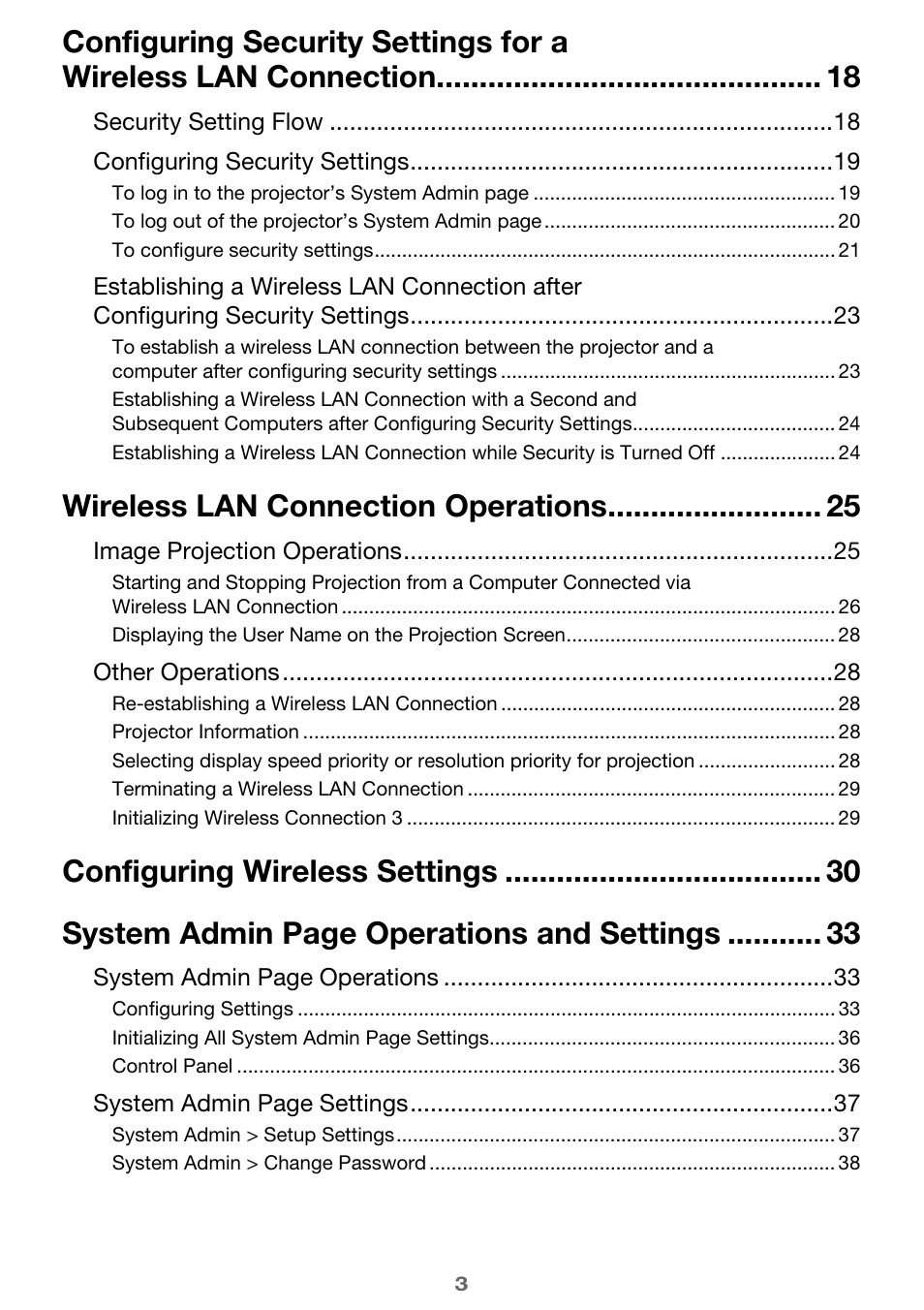 Wireless lan connection operations | Casio XJ-ST155 User Manual | Page 3 / 47
