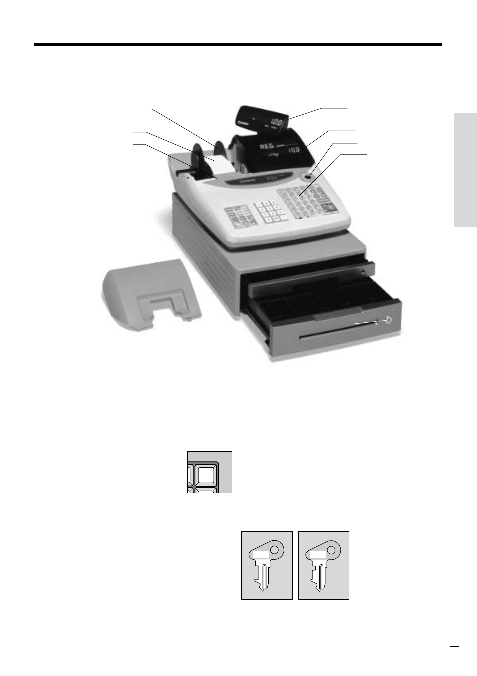 Introducing te-100, Getting star ted/intr oducing te-100, General guide | Casio TE-100 User Manual | Page 17 / 88