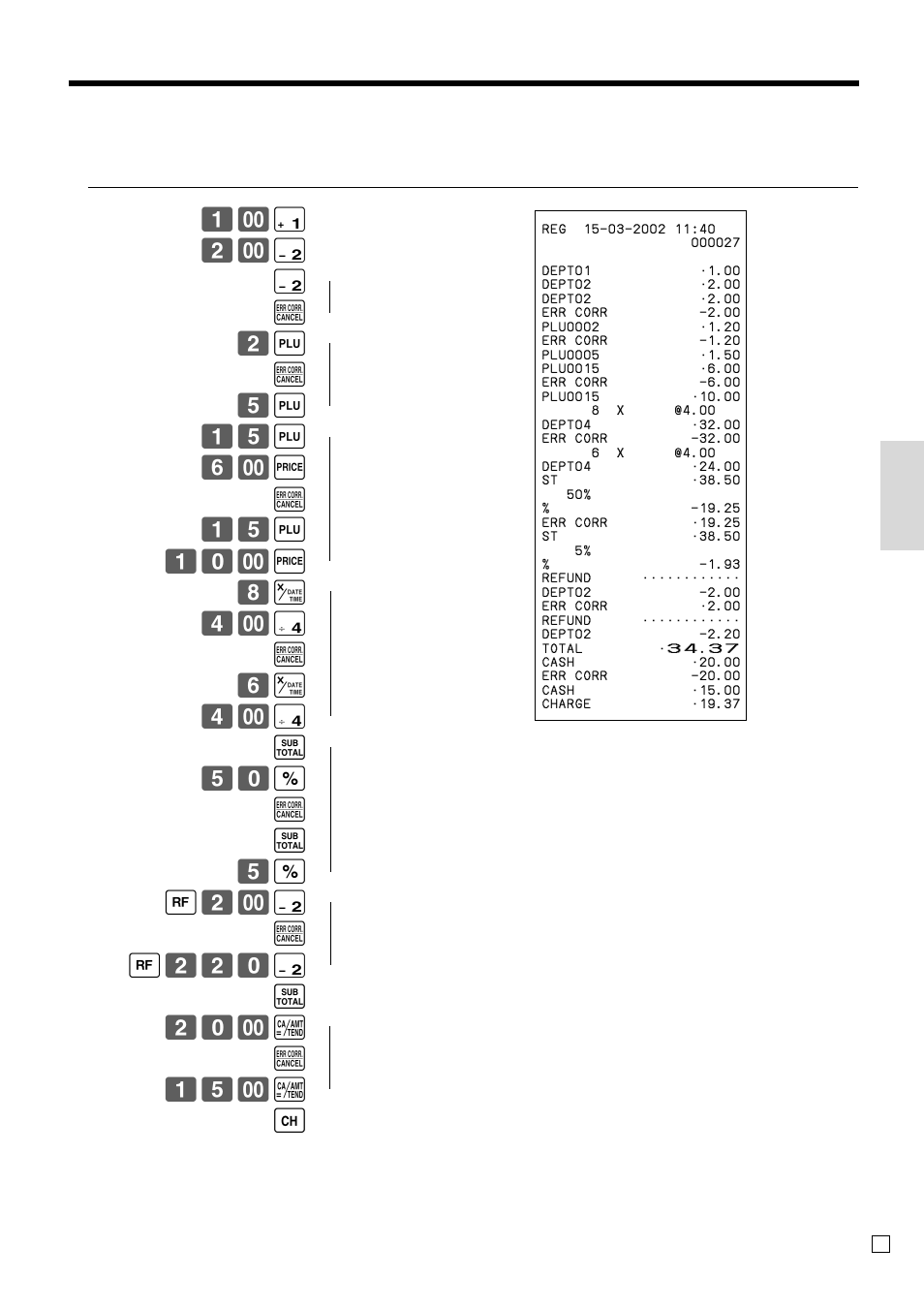 Casio TE-100 User Manual | Page 39 / 88