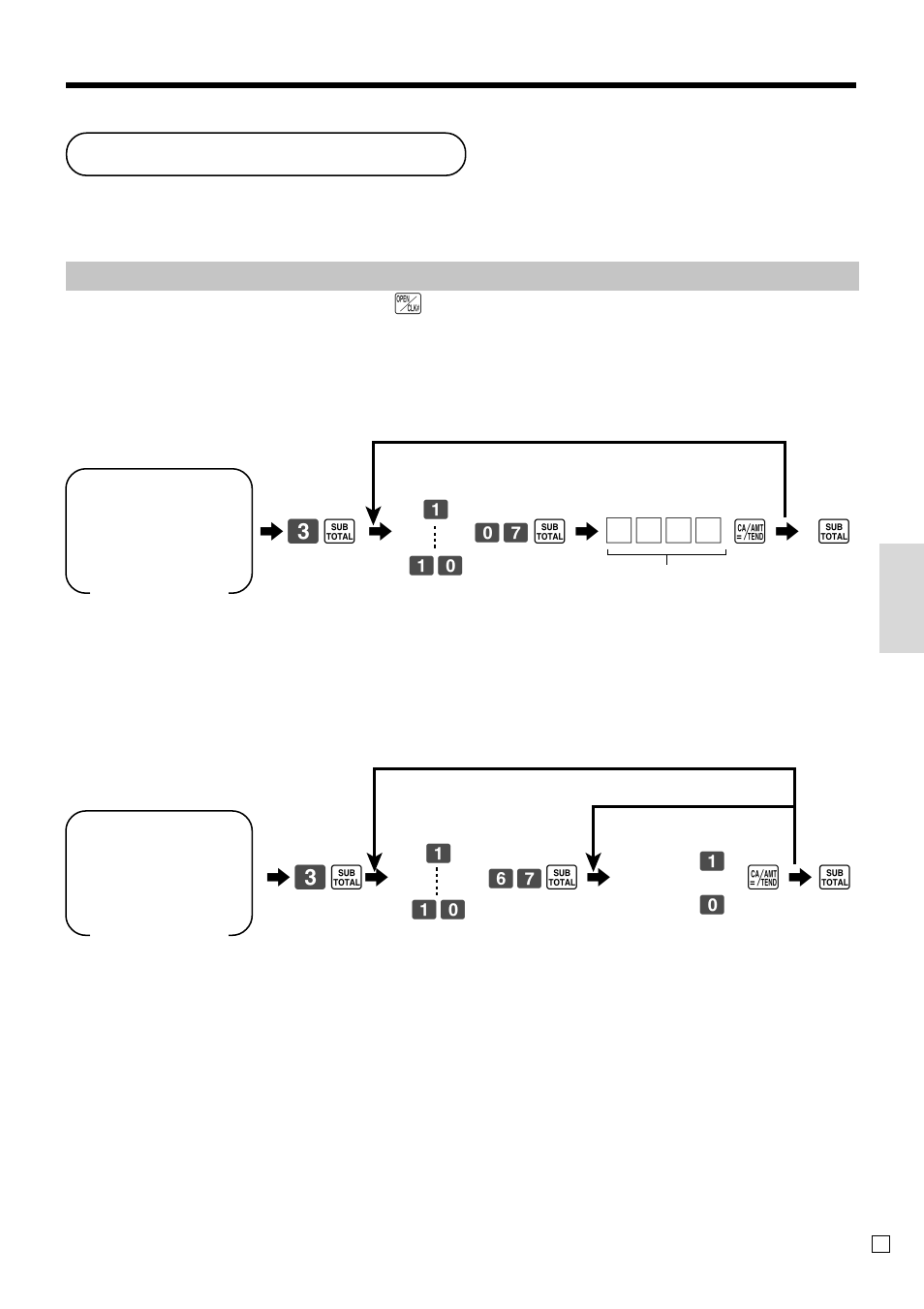 Programming to clerk | Casio TE-100 User Manual | Page 47 / 88