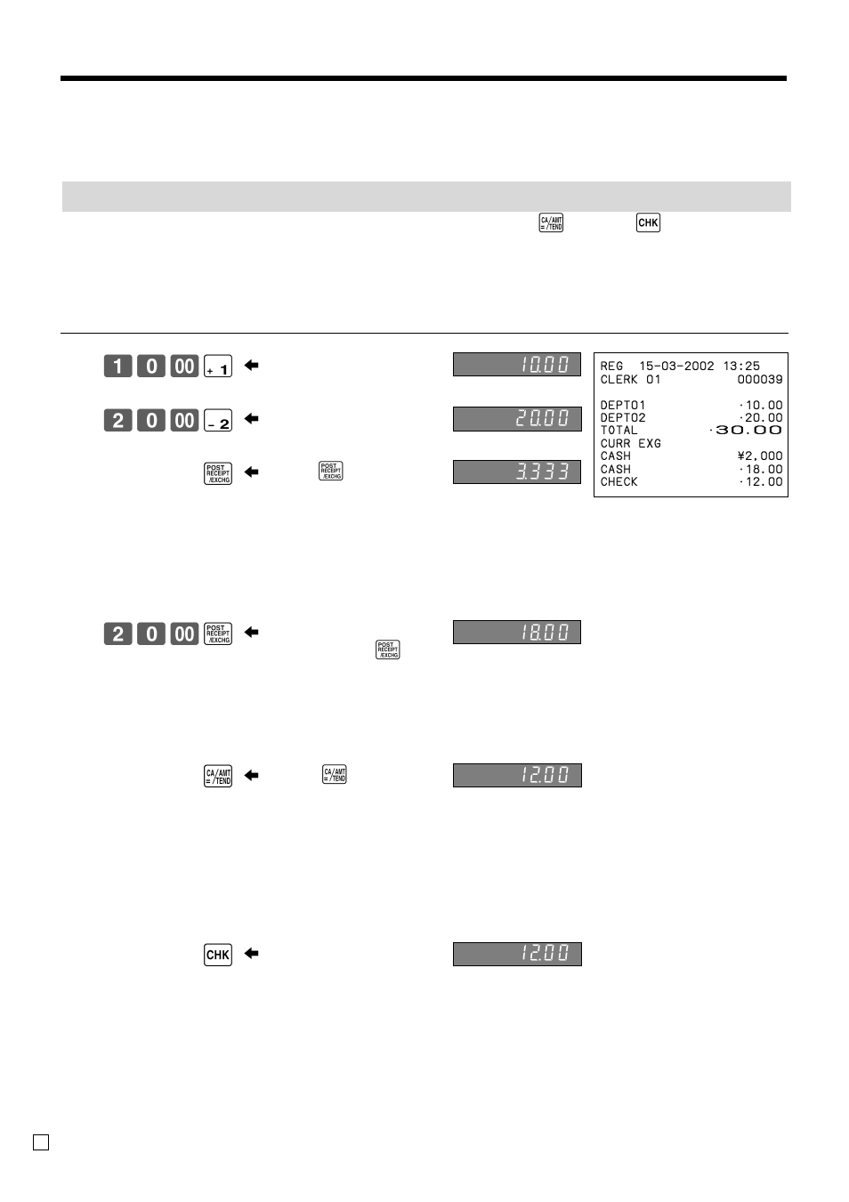 Convenient operations and setups, & 20- ' ; 20- ; a k | Casio TE-100 User Manual | Page 66 / 88