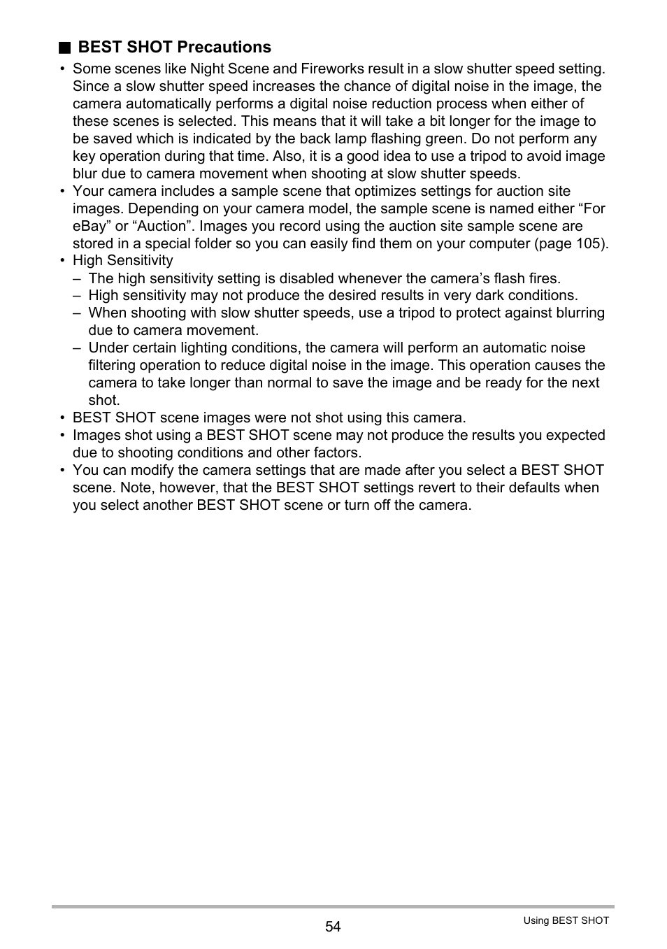 Casio EX-S5 User Manual | Page 54 / 148