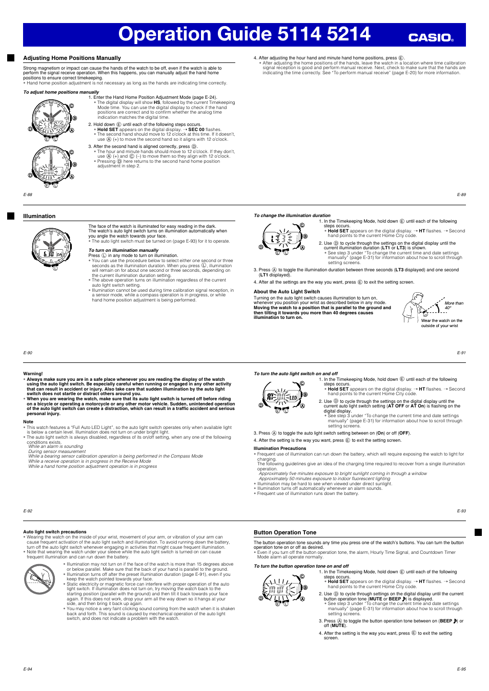 Casio 5214 User Manual | Page 12 / 14