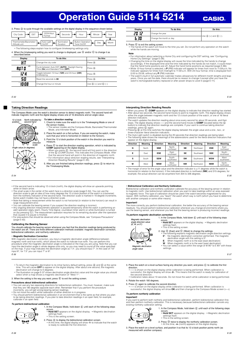 Casio 5214 User Manual | Page 5 / 14