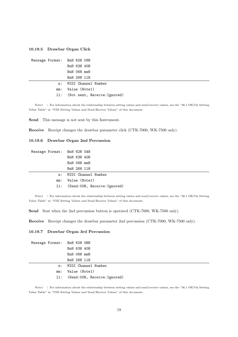 Casio CTK6000 User Manual | Page 19 / 77