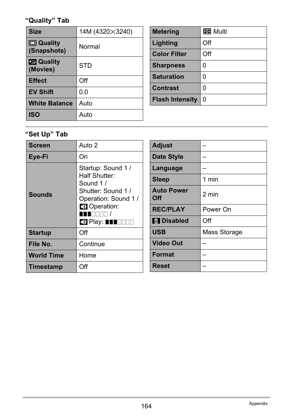 Casio EXILIM EX-Z2000 User Manual | Page 164 / 195