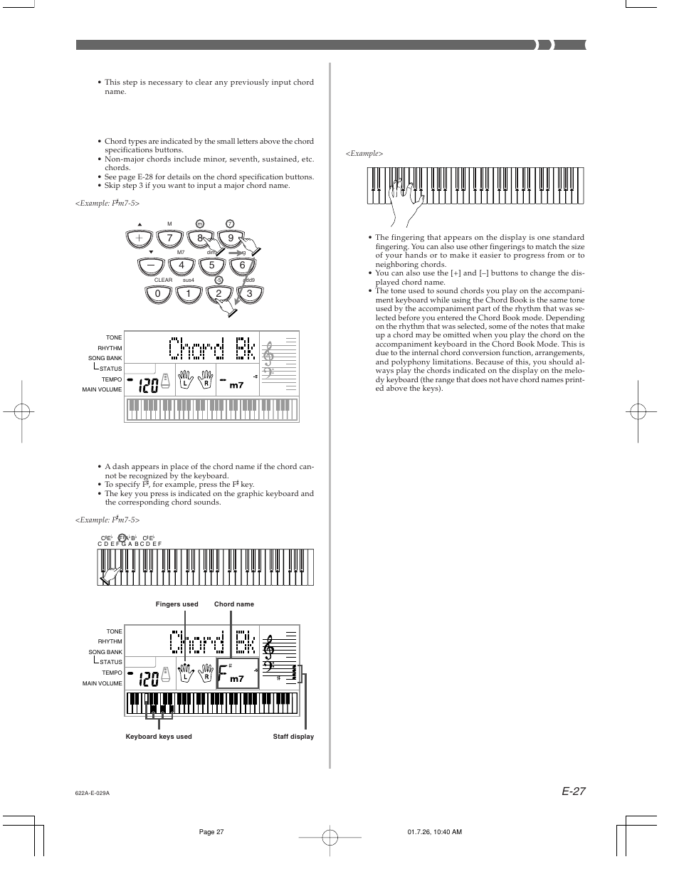 E-27 | Casio CTK-451 User Manual | Page 29 / 46