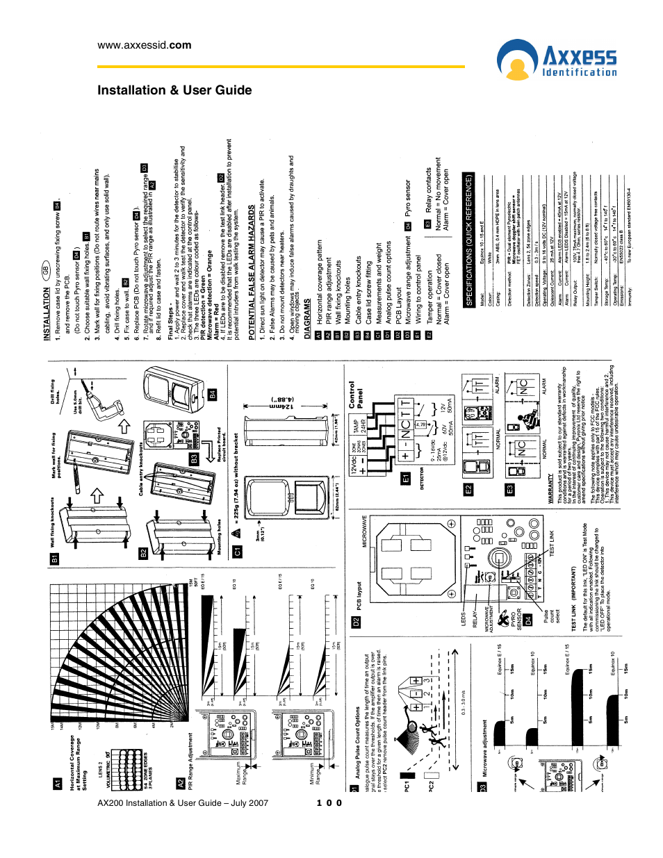 Casio AX200 User Manual | Page 100 / 118