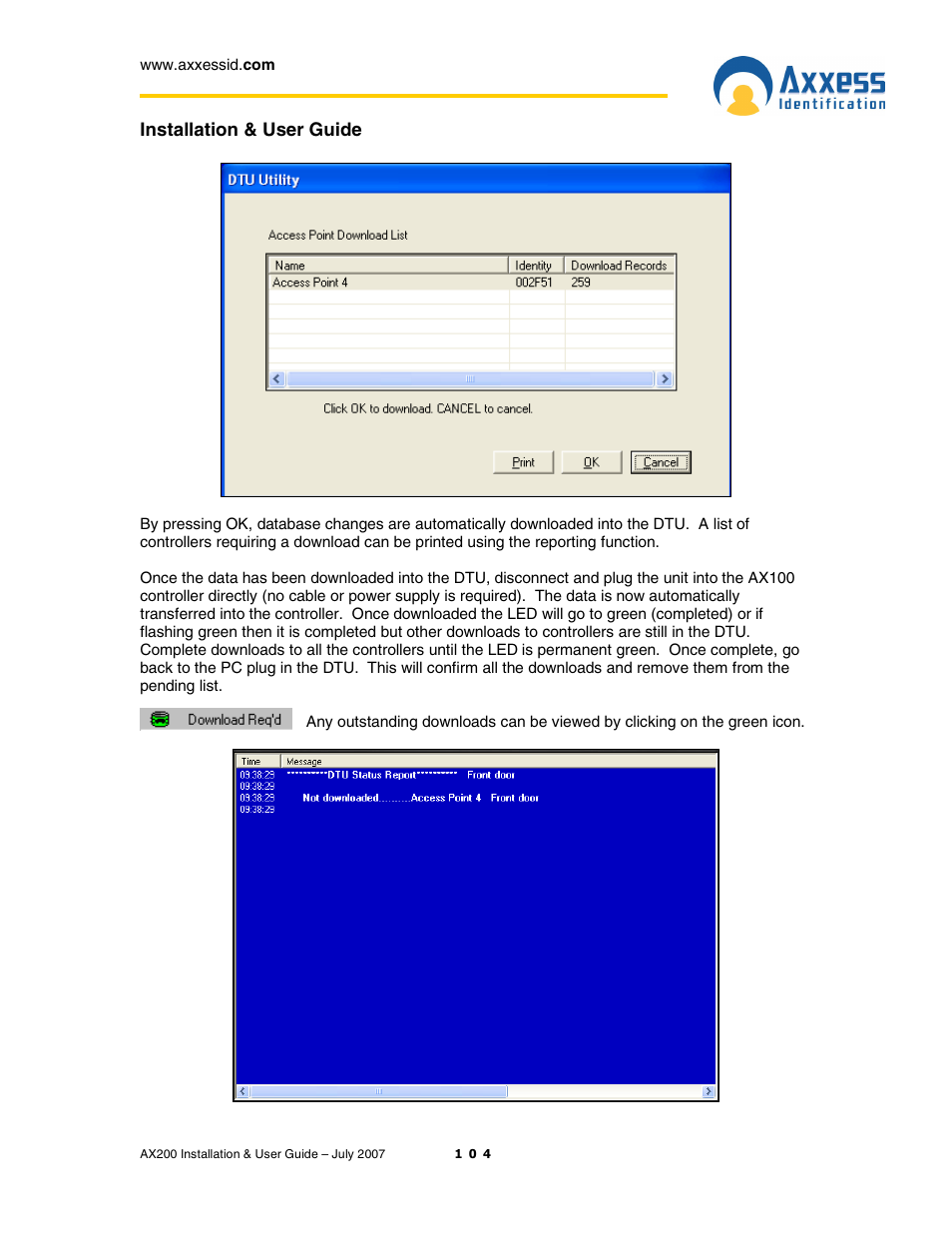 Casio AX200 User Manual | Page 104 / 118