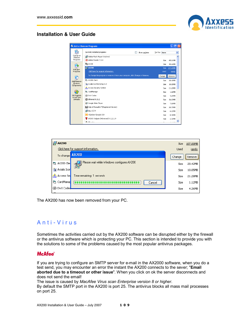 Casio AX200 User Manual | Page 109 / 118