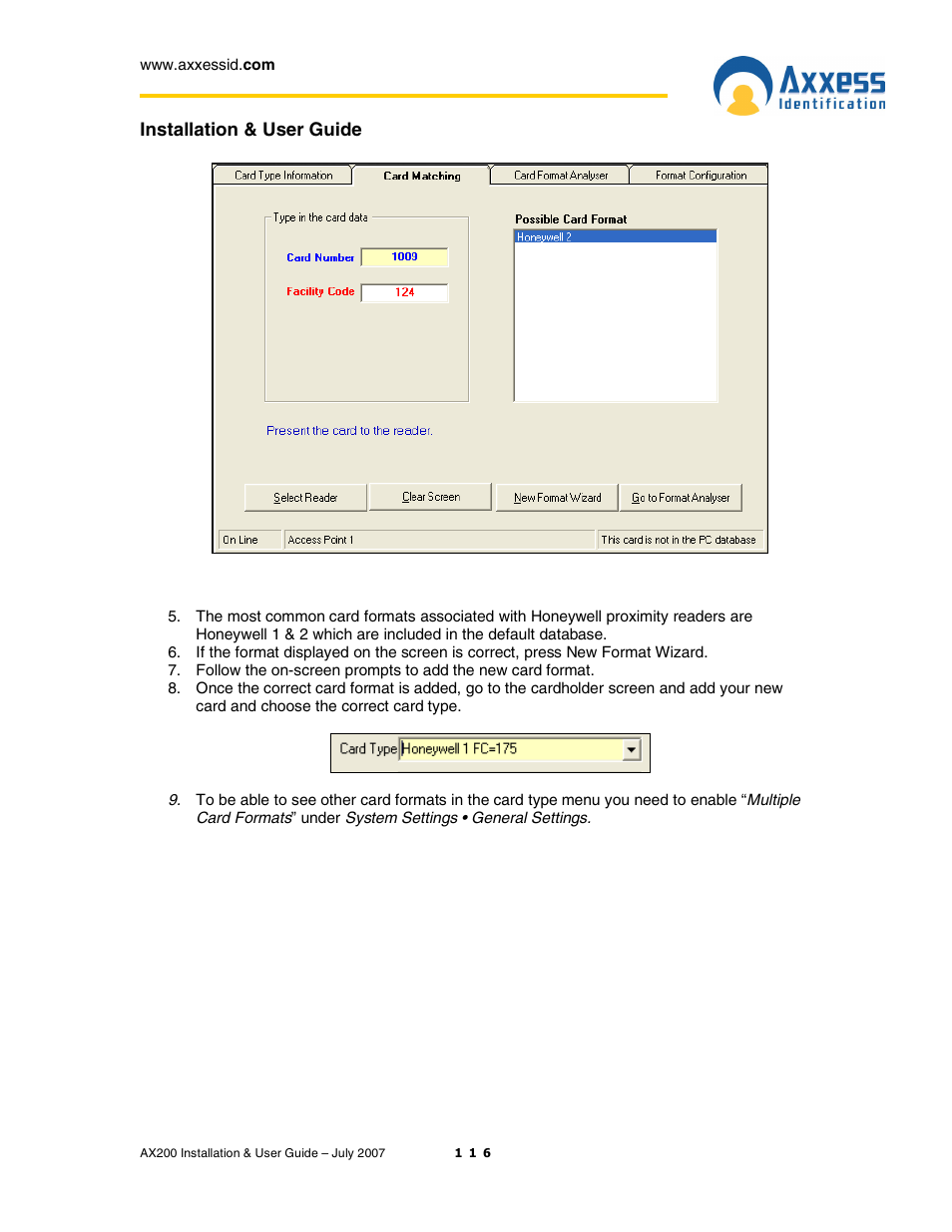 Casio AX200 User Manual | Page 116 / 118