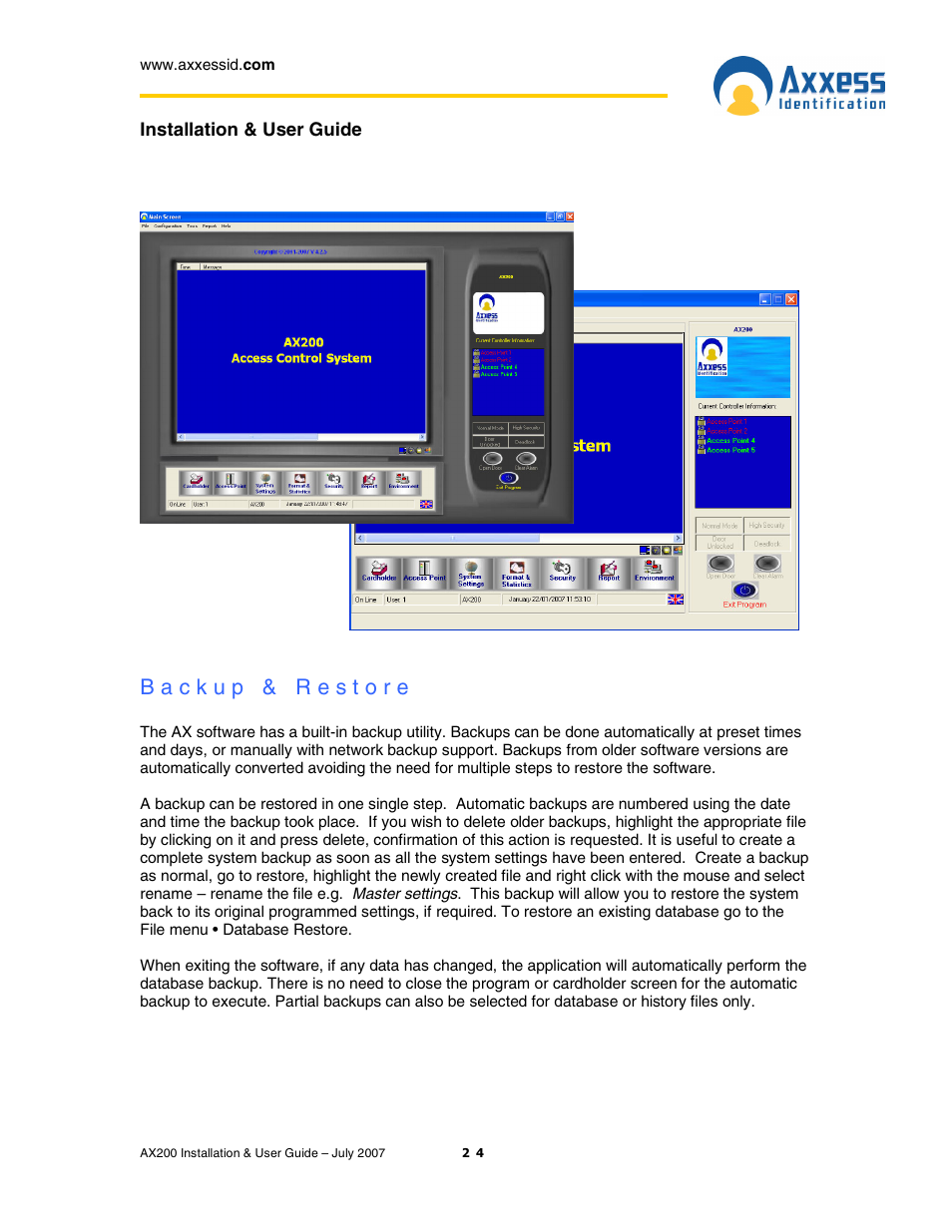 Casio AX200 User Manual | Page 24 / 118