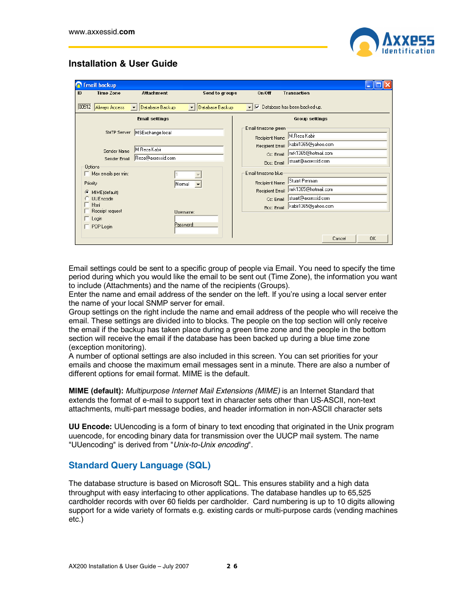 Casio AX200 User Manual | Page 26 / 118