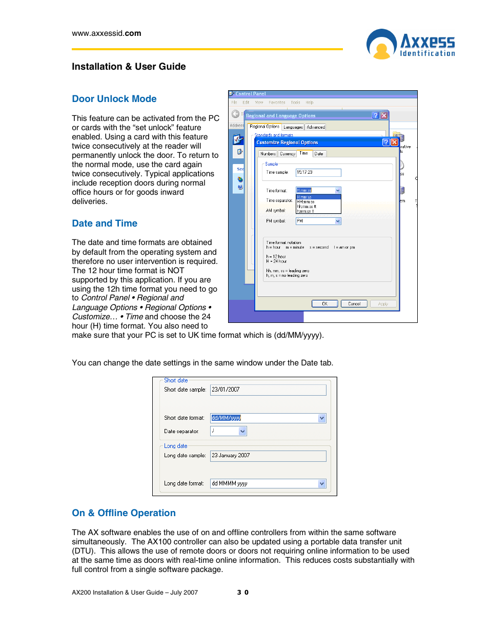 Casio AX200 User Manual | Page 30 / 118