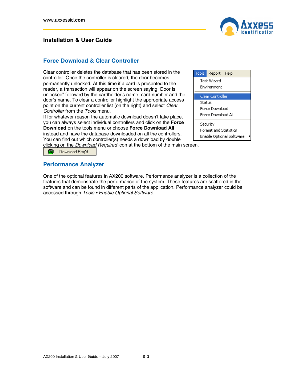 Casio AX200 User Manual | Page 31 / 118