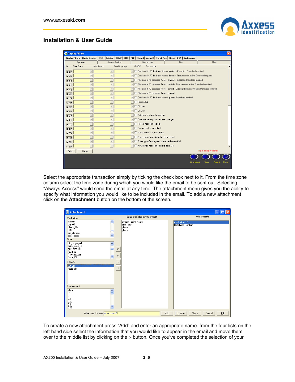 Casio AX200 User Manual | Page 35 / 118