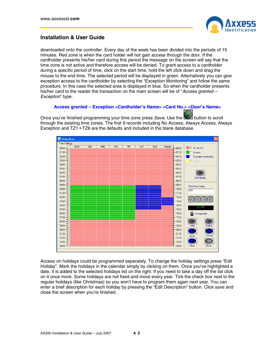 Casio AX200 User Manual | Page 43 / 118
