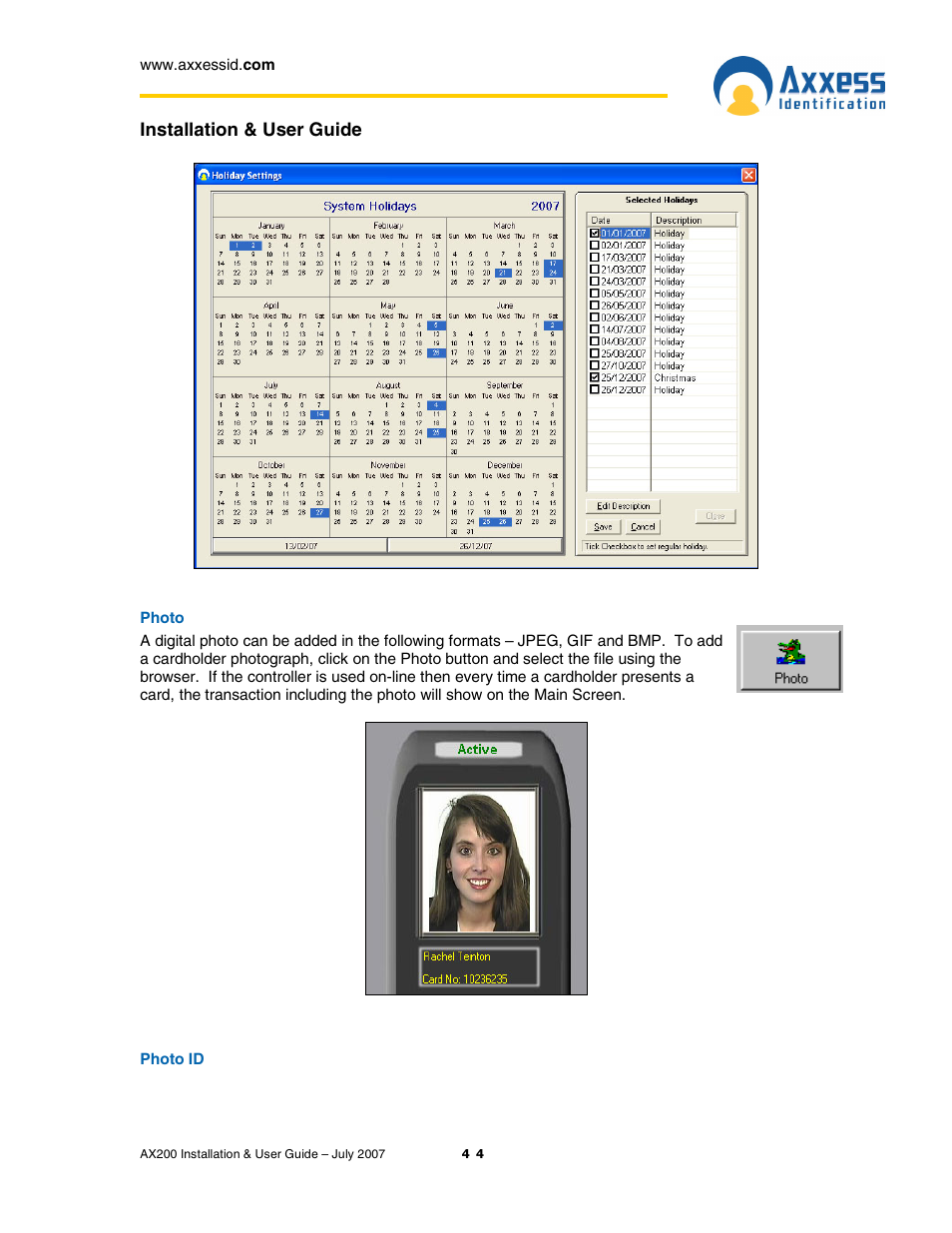 Casio AX200 User Manual | Page 44 / 118