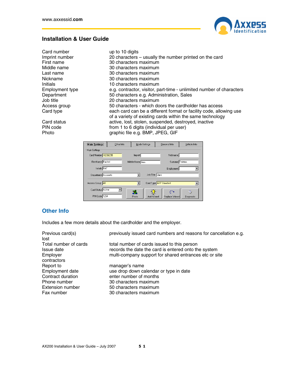 Casio AX200 User Manual | Page 51 / 118