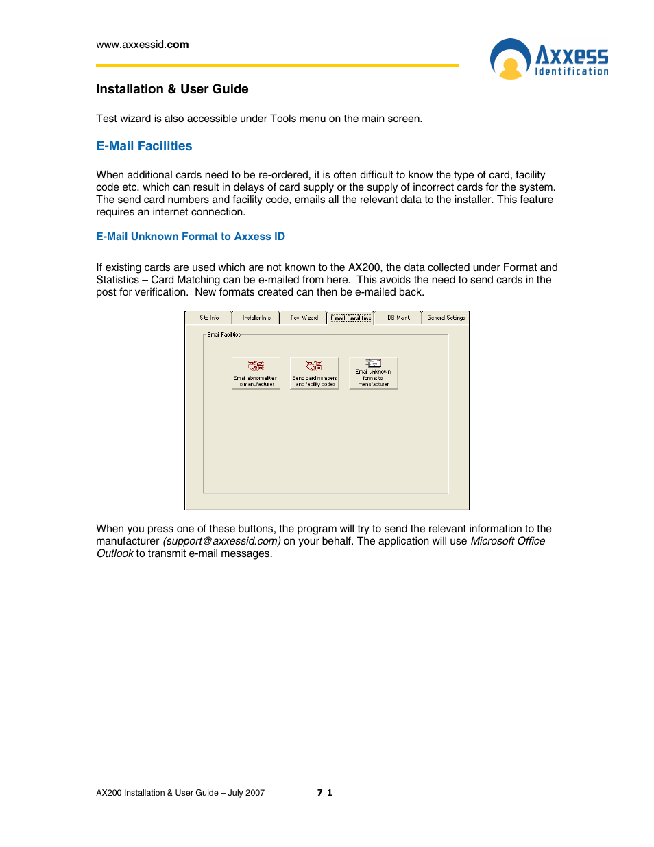 Casio AX200 User Manual | Page 71 / 118