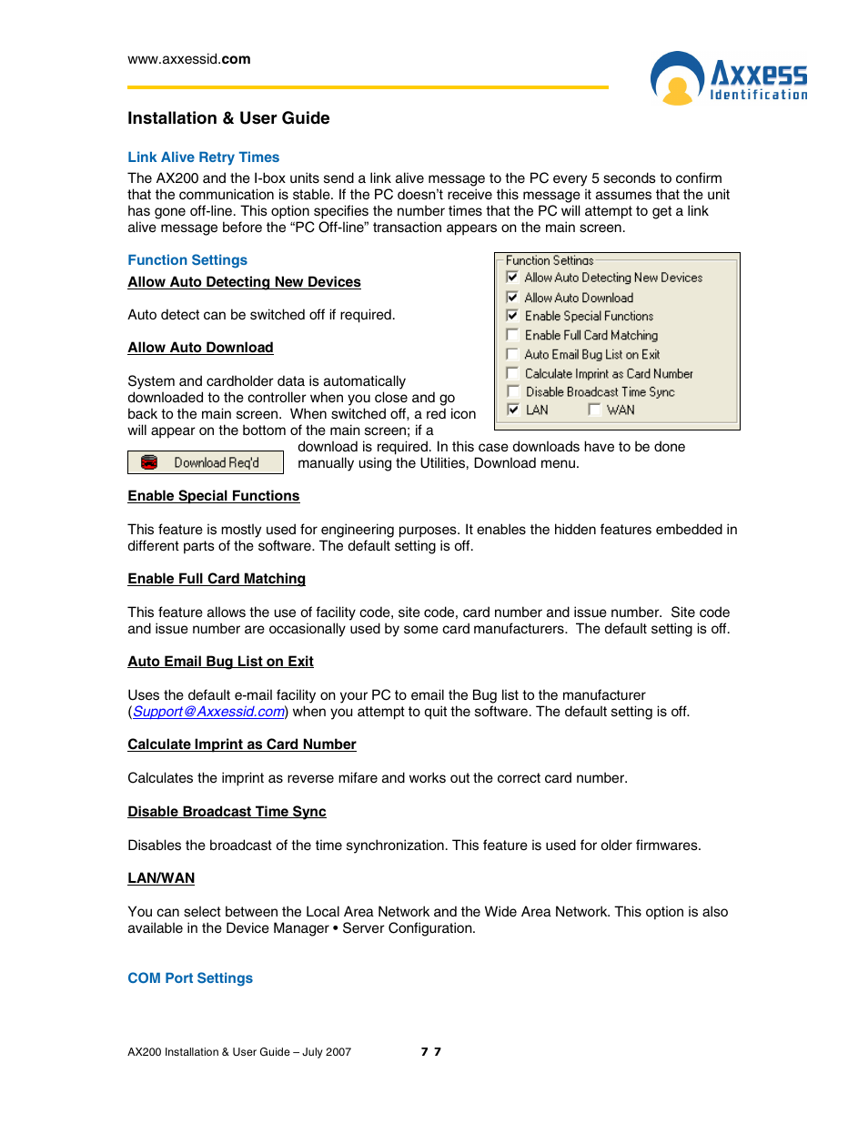 Casio AX200 User Manual | Page 77 / 118