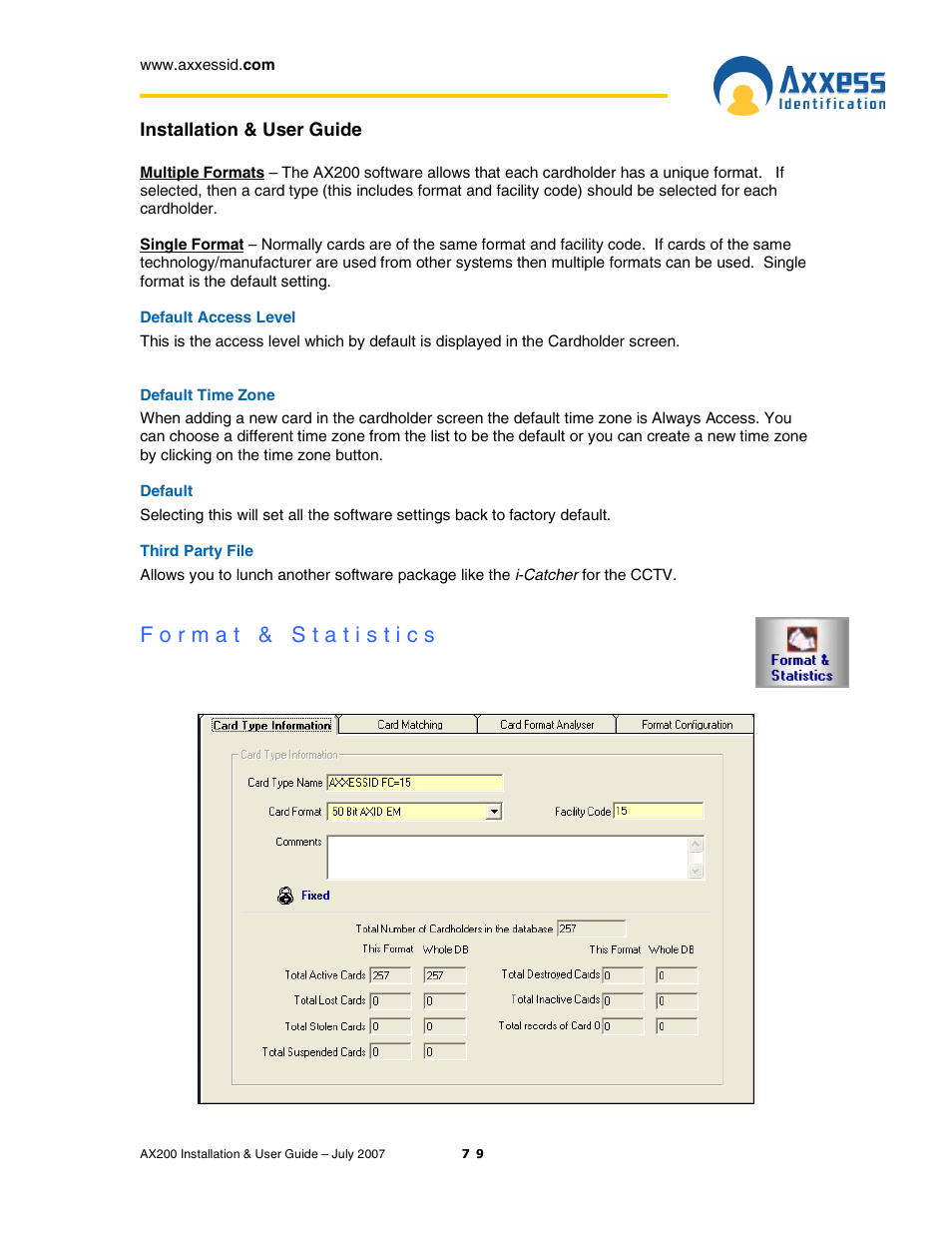 Casio AX200 User Manual | Page 79 / 118
