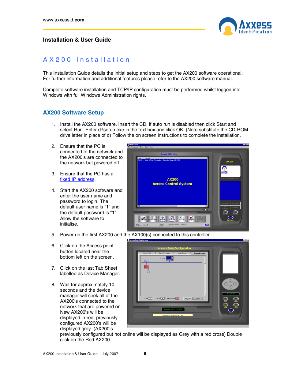 Casio AX200 User Manual | Page 8 / 118