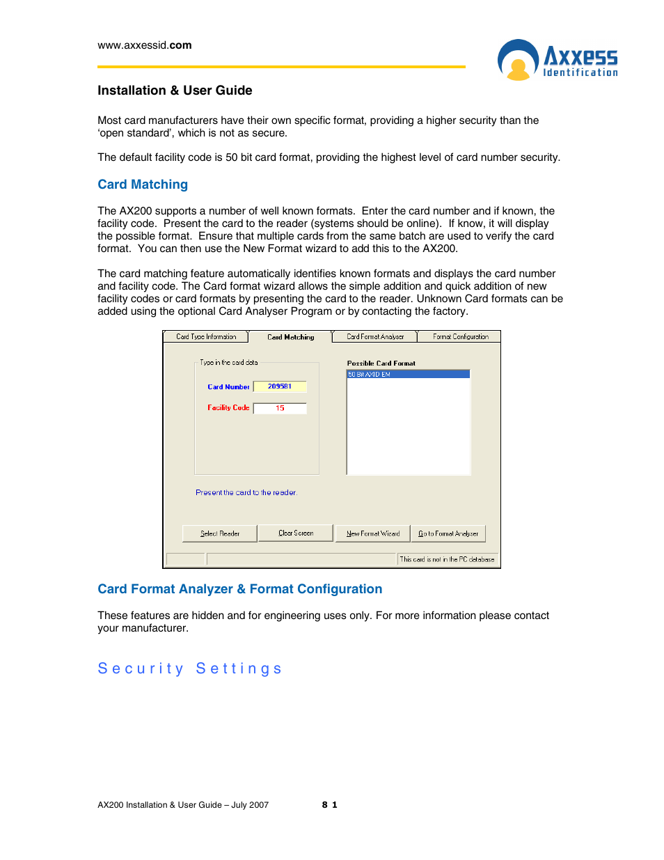Casio AX200 User Manual | Page 81 / 118