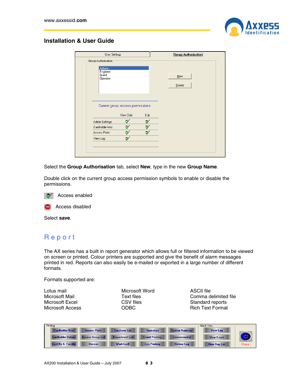 Casio AX200 User Manual | Page 83 / 118