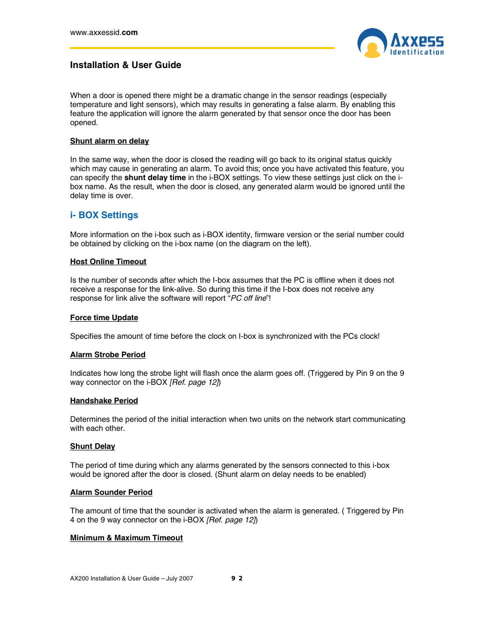 Casio AX200 User Manual | Page 92 / 118