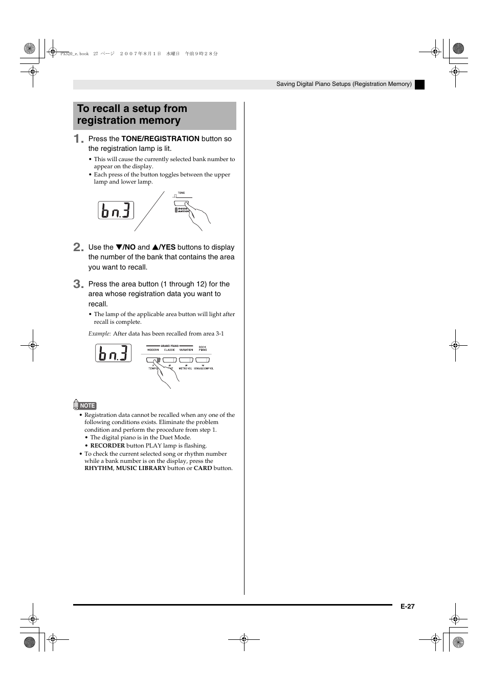 Casio keyboard PX-320 User Manual | Page 29 / 62