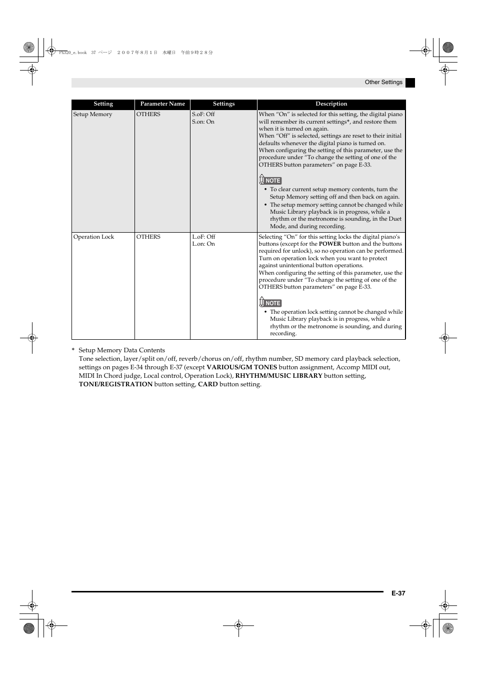 Casio keyboard PX-320 User Manual | Page 39 / 62