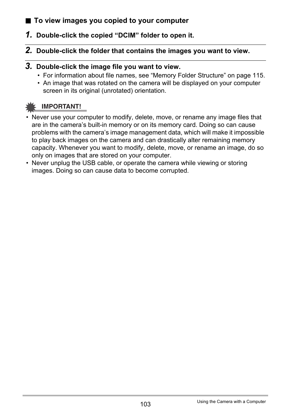 Casio EXILIM K1100PCM1DMX User Manual | Page 103 / 167
