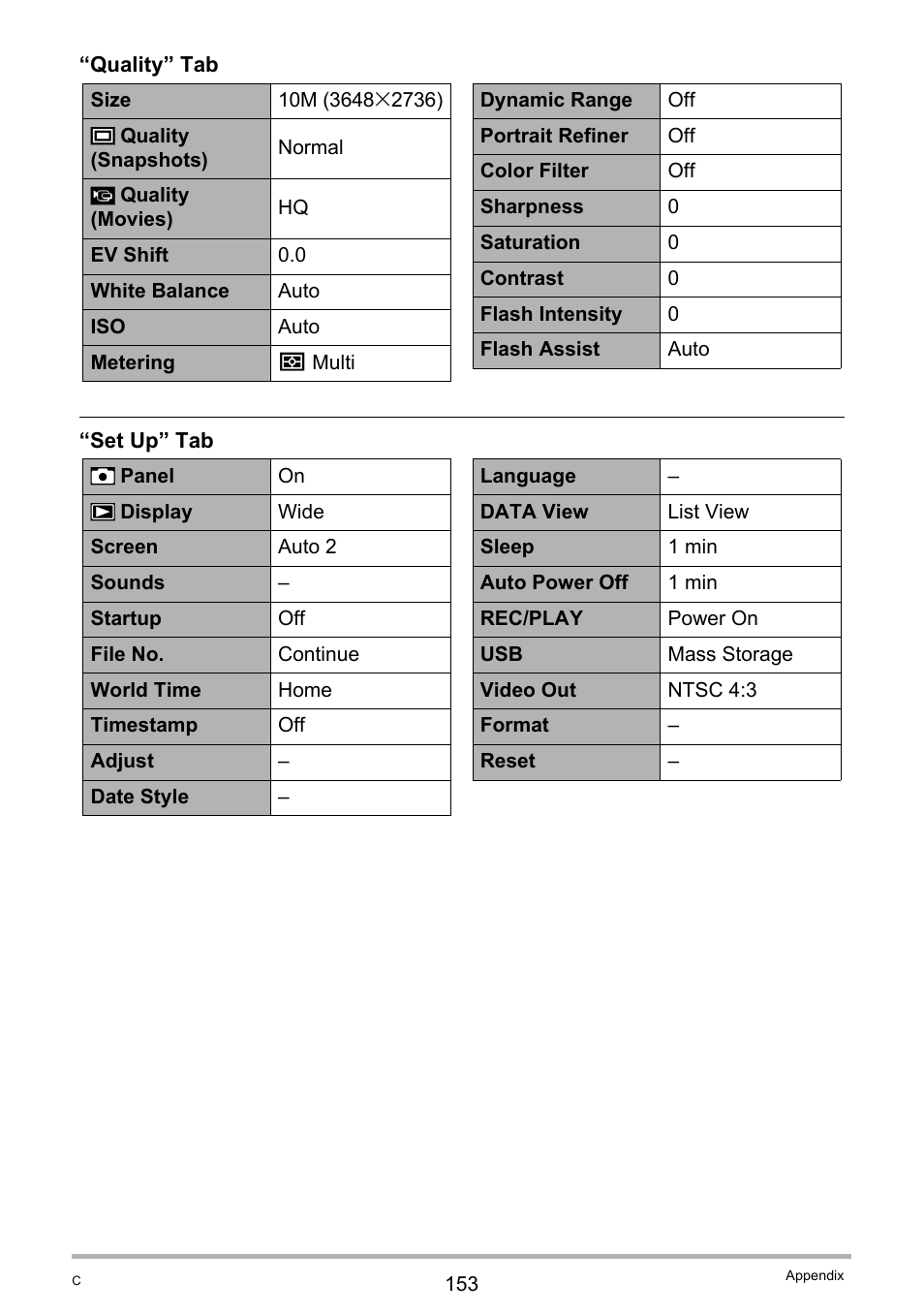 Casio EXILIM K1100PCM1DMX User Manual | Page 153 / 167