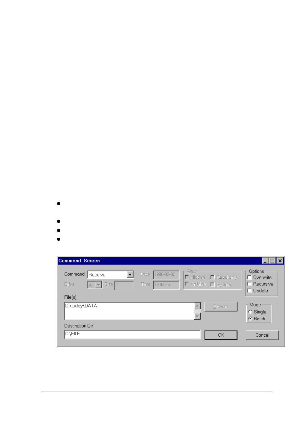 Chapter, Operation method, 1 file upload | 1 specifying files from pc | Casio IT-2000 User Manual | Page 15 / 31