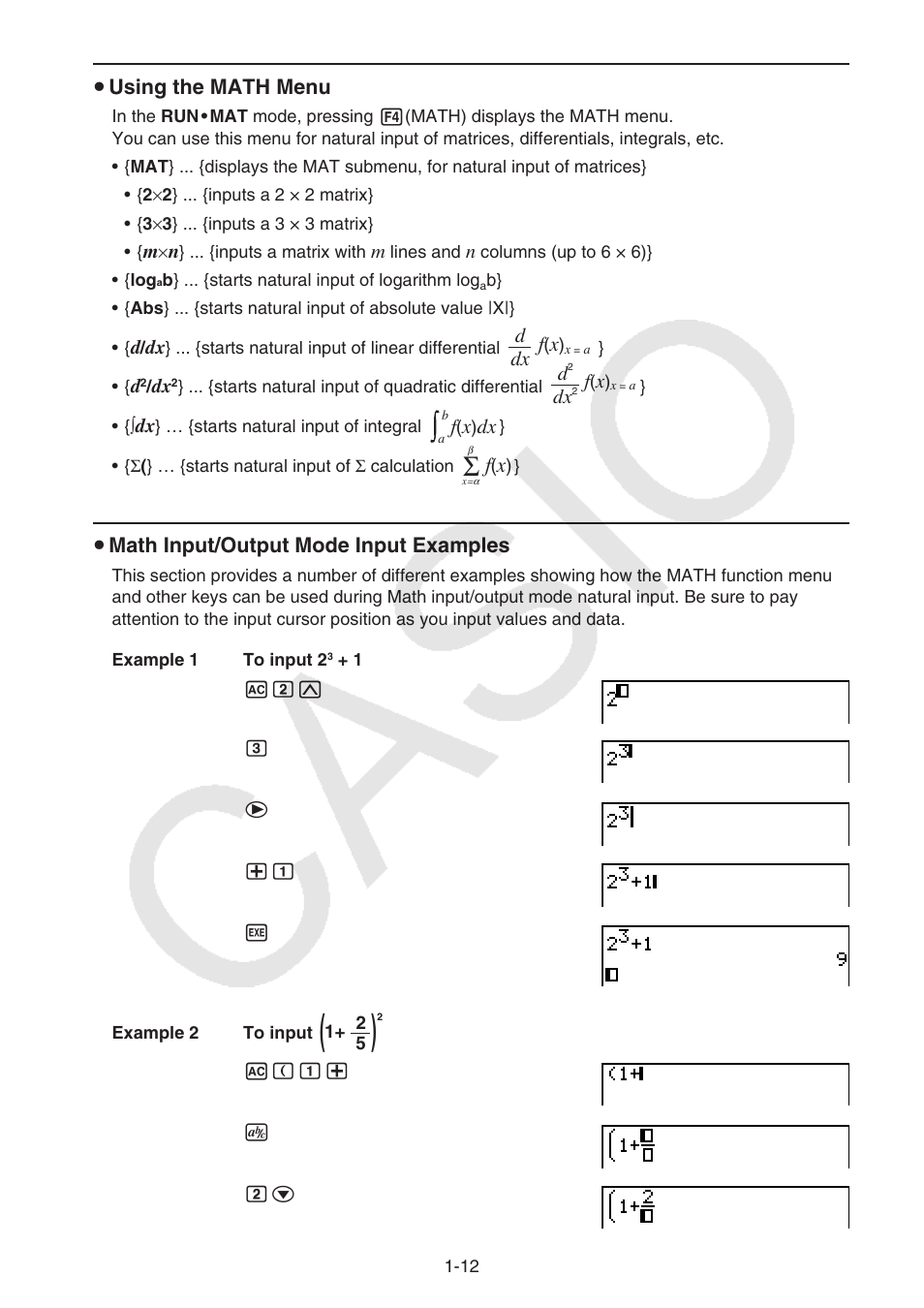 Casio FX-9750GII User Manual | Page 19 / 402