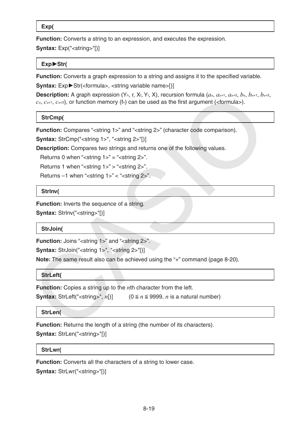 Casio FX-9750GII User Manual | Page 230 / 402