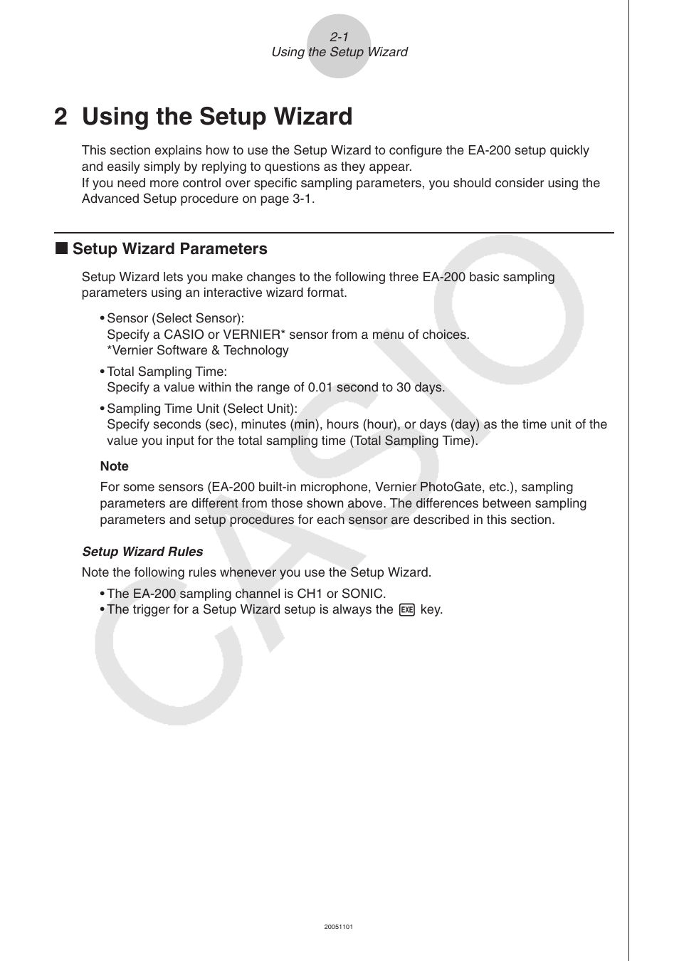 2 using the setup wizard | Casio FX-9750GII User Manual | Page 330 / 402