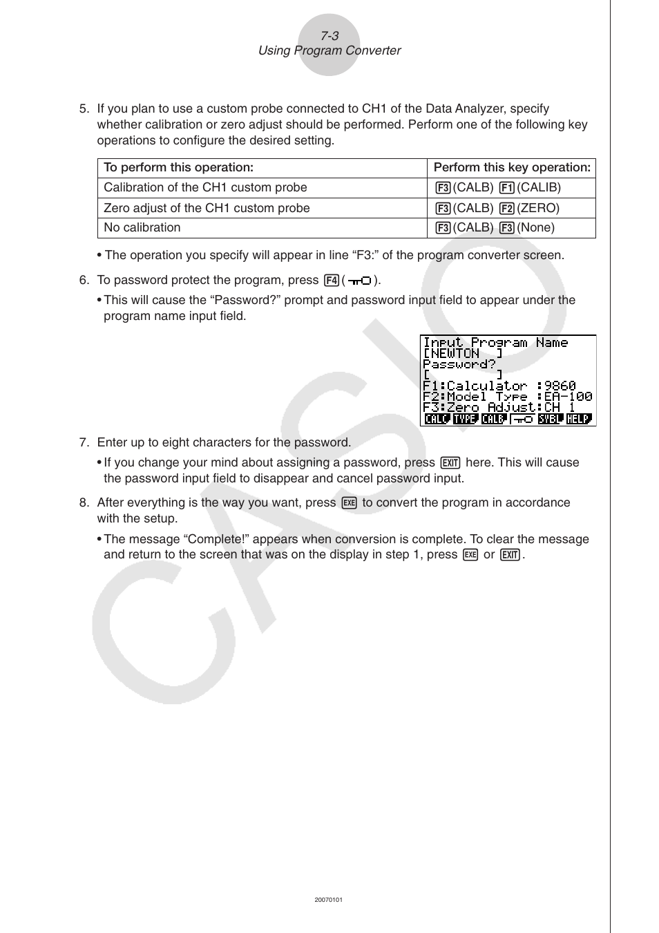 Casio FX-9750GII User Manual | Page 367 / 402