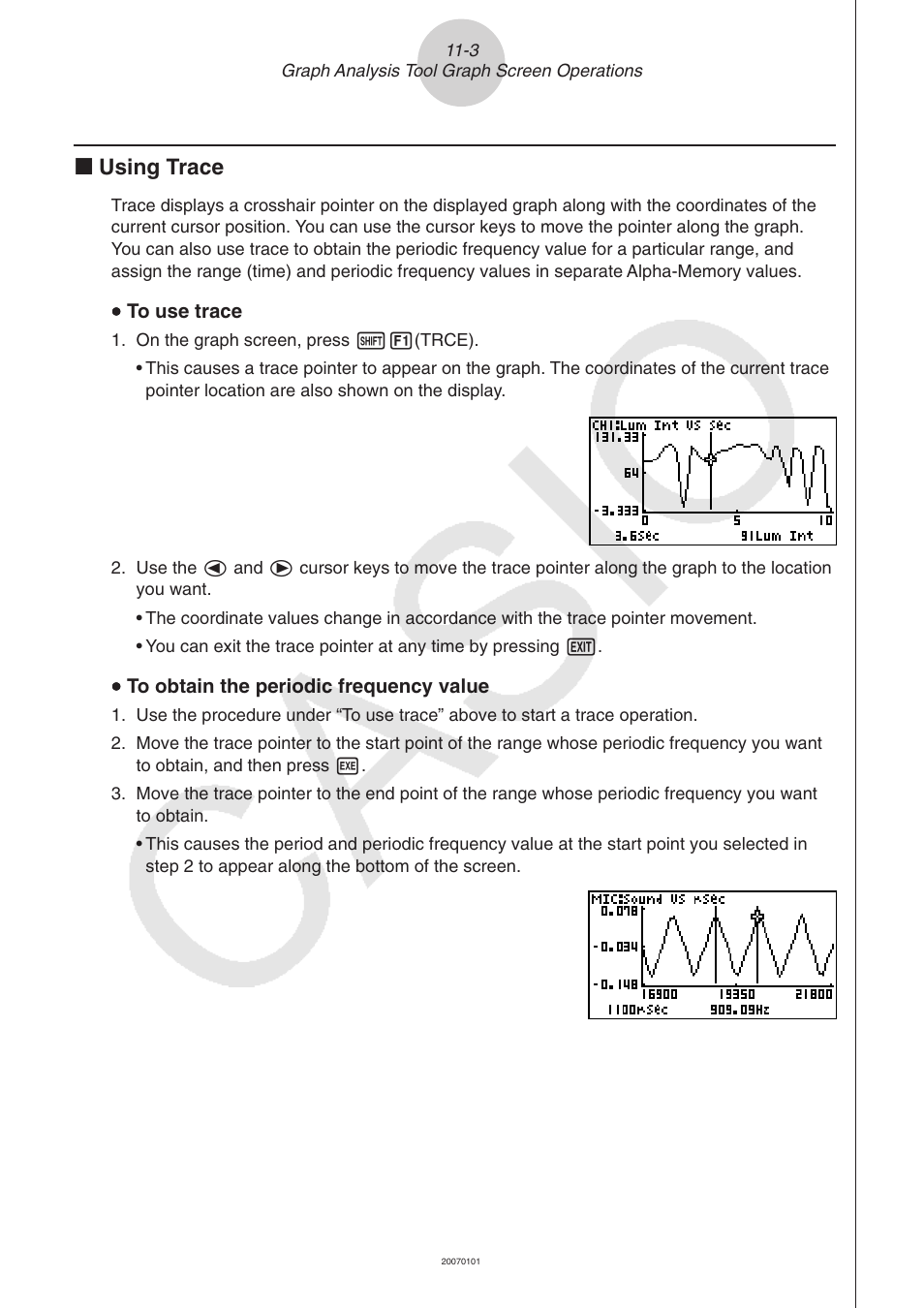 K using trace | Casio FX-9750GII User Manual | Page 382 / 402