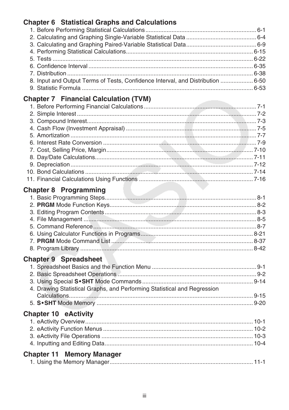 Casio FX-9750GII User Manual | Page 4 / 402