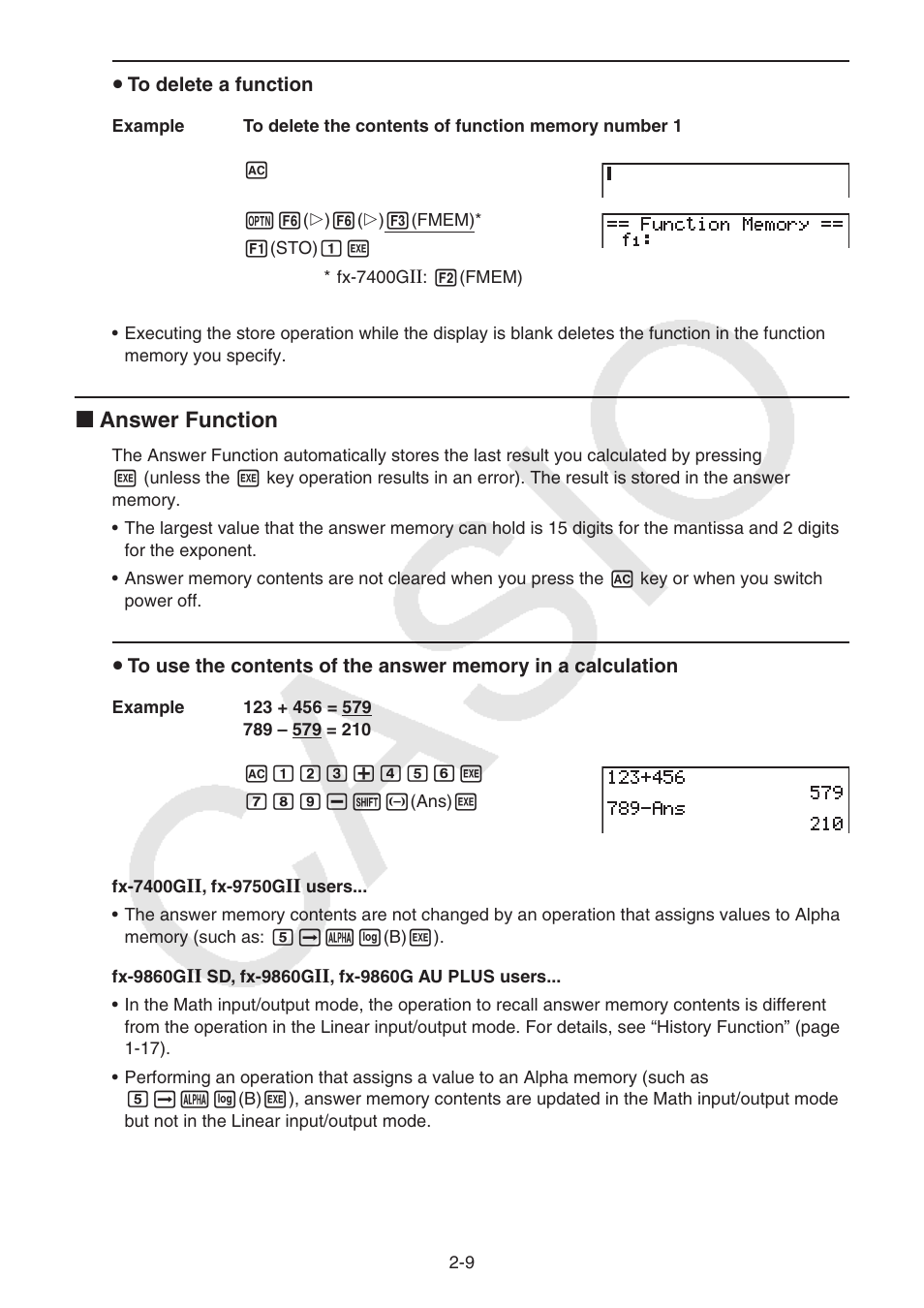 K answer function | Casio FX-9750GII User Manual | Page 47 / 402