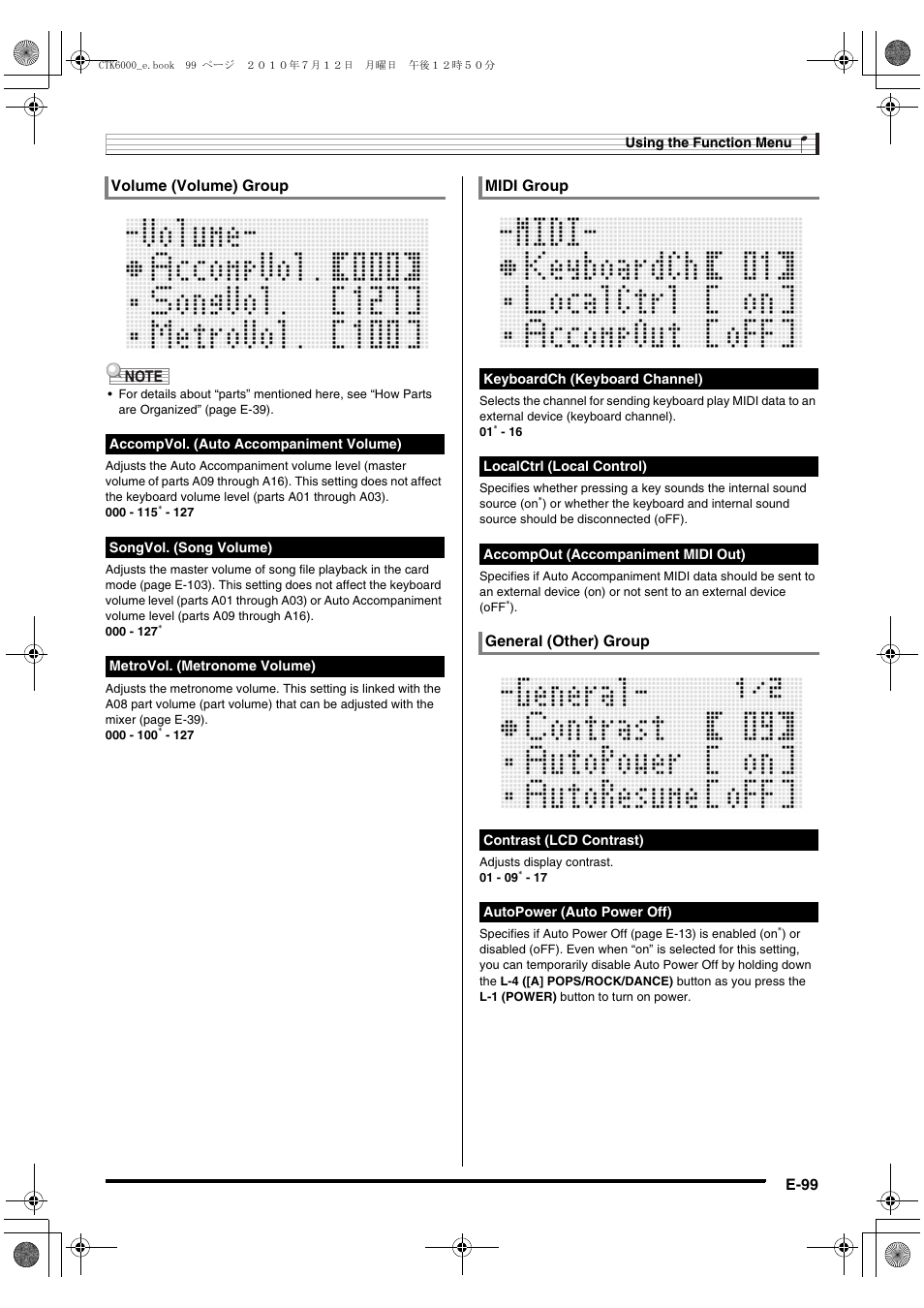 Casio WK6500E1A User Manual | Page 101 / 132