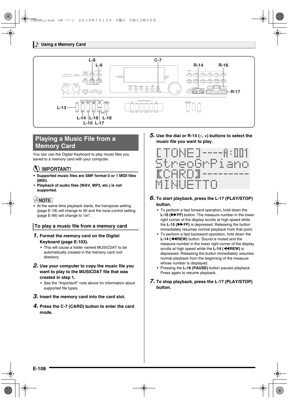 Casio WK6500E1A User Manual | Page 110 / 132