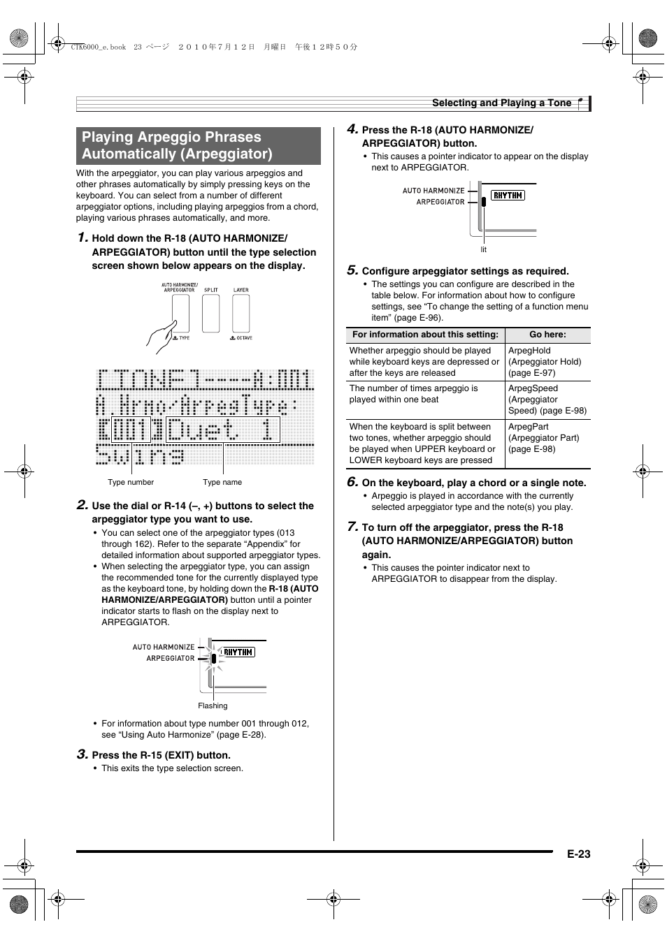 Casio WK6500E1A User Manual | Page 25 / 132